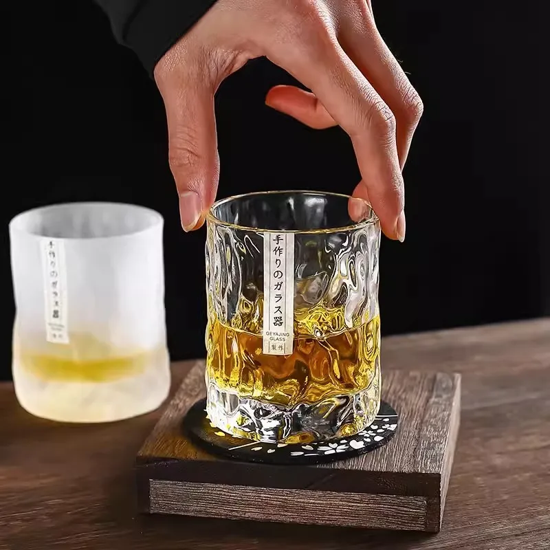 Whisky Beer And Wine - كأس ويسكي سميك وثقيل على الطراز