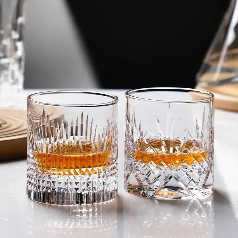 كوب ويسكي كريستالي منحوت شفاف  - مراجعة Whisky Beer And Wine وسعره